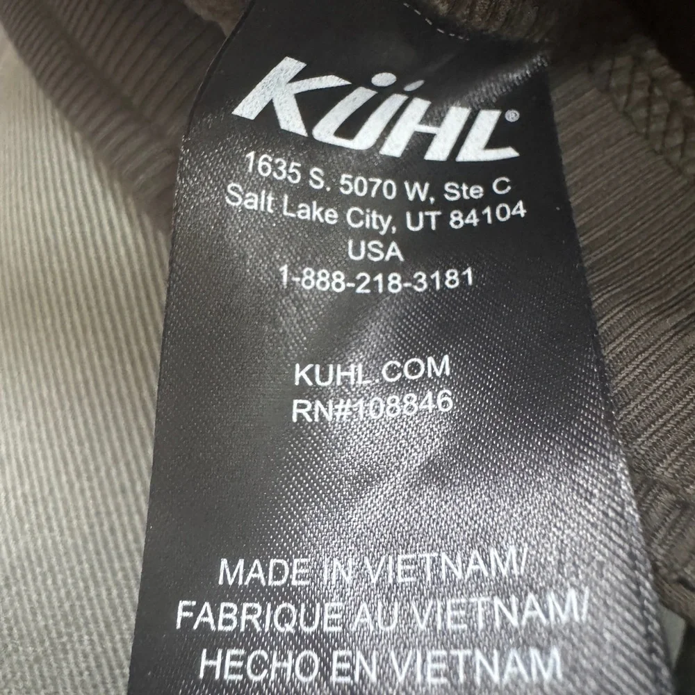 Kuhl Fleece Lined Frost Softshell Hiking Pants Olive Green NWOT Size 4 - Picture 5 of 10